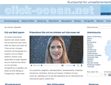 Tablet Screenshot of click-ocean.net